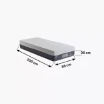 iCooltex Bliss Natural Latex Pocket Spring Single Mattress - 90x200x30 cm