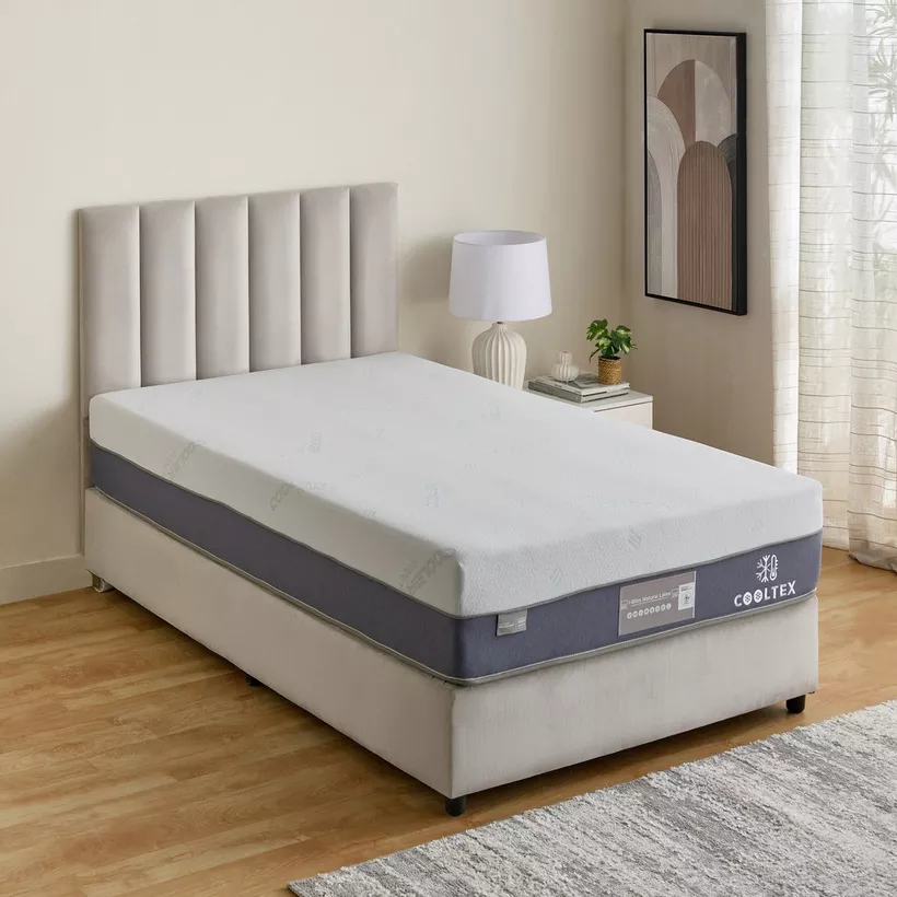 iCooltex Bliss Natural Latex Pocket Spring Queen Mattress - 140x200x30 cm - Image 4