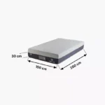 iCooltex Bliss Natural Latex Pocket Spring Queen Mattress - 150x200x30 cm