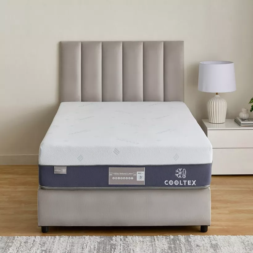 iCooltex Bliss Natural Latex Pocket Spring Queen Mattress - 155x205x30 cm - Image 3