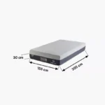 iCooltex Bliss Natural Latex Pocket Spring Queen Mattress - 155x205x30 cm