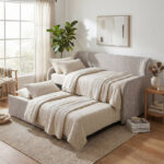 Vienna Upholstered Day Bed with Pull-Out - 90x200 cm