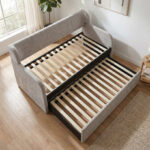 Vienna Upholstered Day Bed with Pull-Out - 90x200 cm