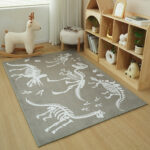 Tom Ben Dino Printed Flannel Rug - 110x160 cm