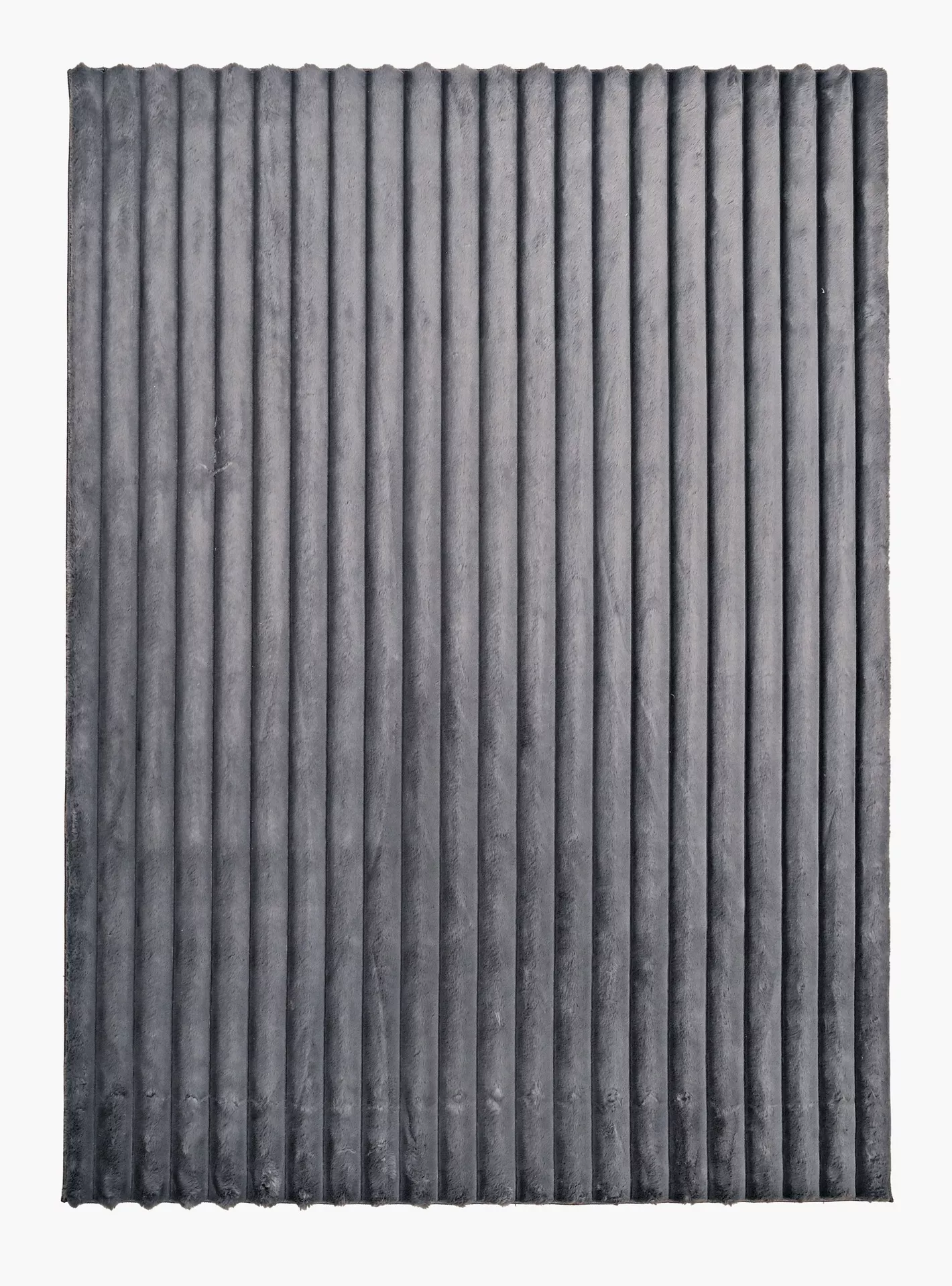 Vertica 3D Linear Strip Rabbit Fur Rug - 200x300 cm - Image 3