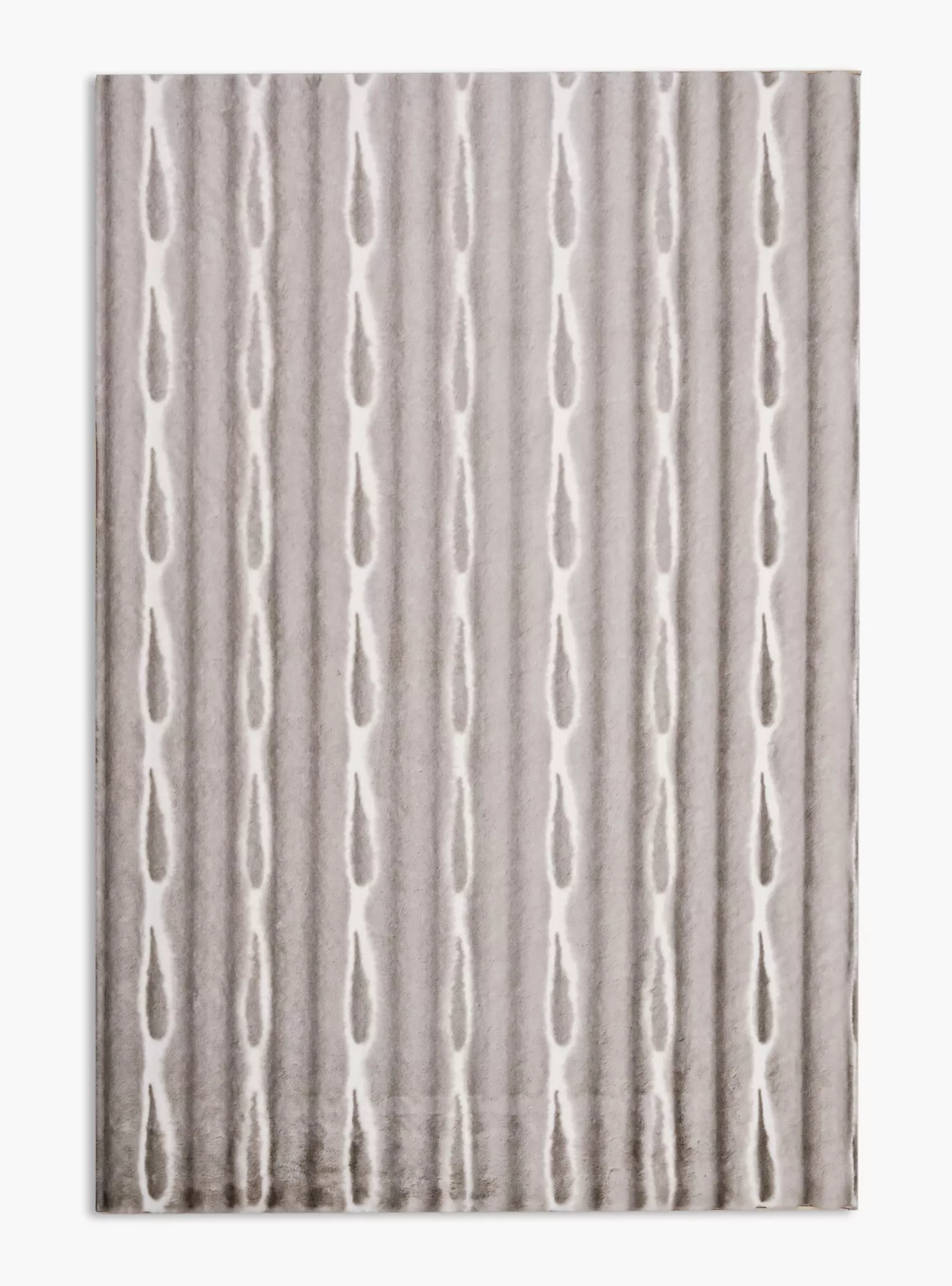 Plush Shibori Tie Dyed Rabbit Fur Rug - 230x160 cm - Image 3