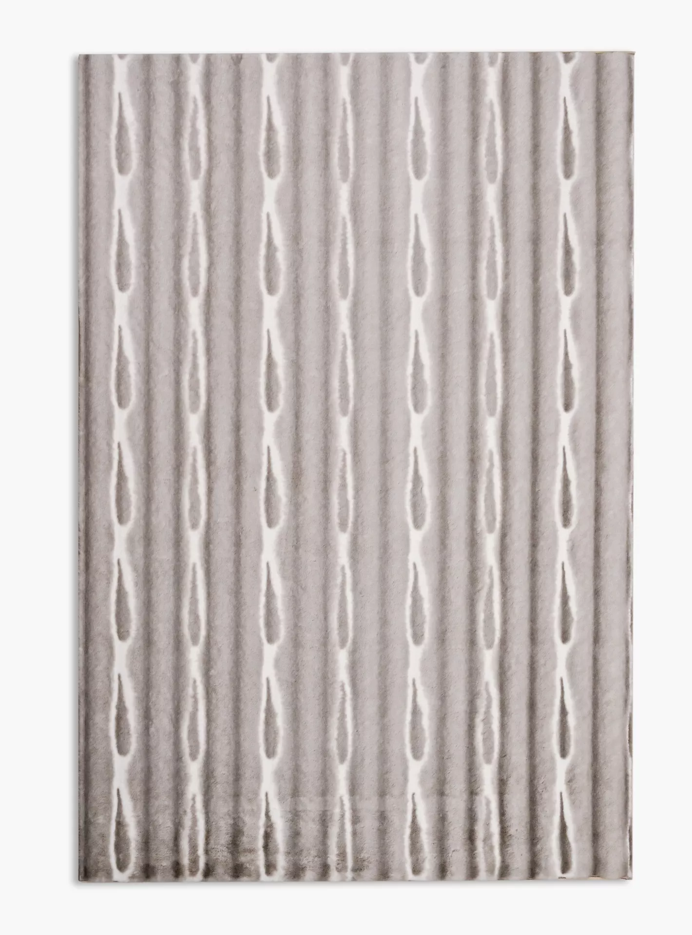 Plush Shibori Tie Dyed Rabbit Fur Rug - 300x200 cm - Image 3