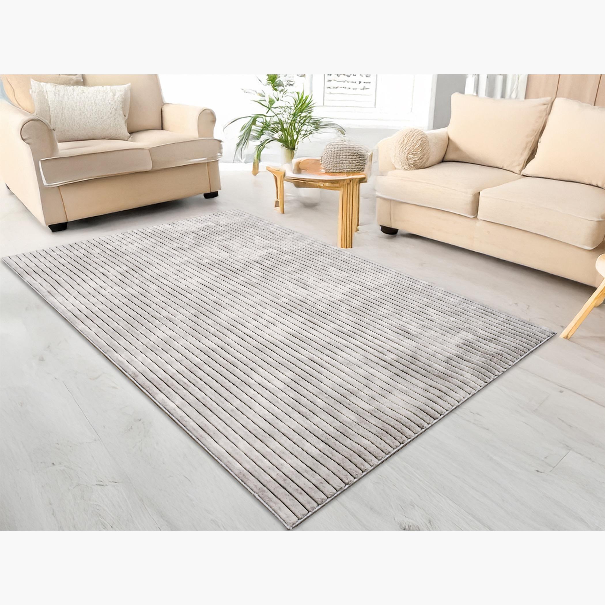 Linea Shibori Tie Dyed Rabbit Fur Rug - 300x200 cm