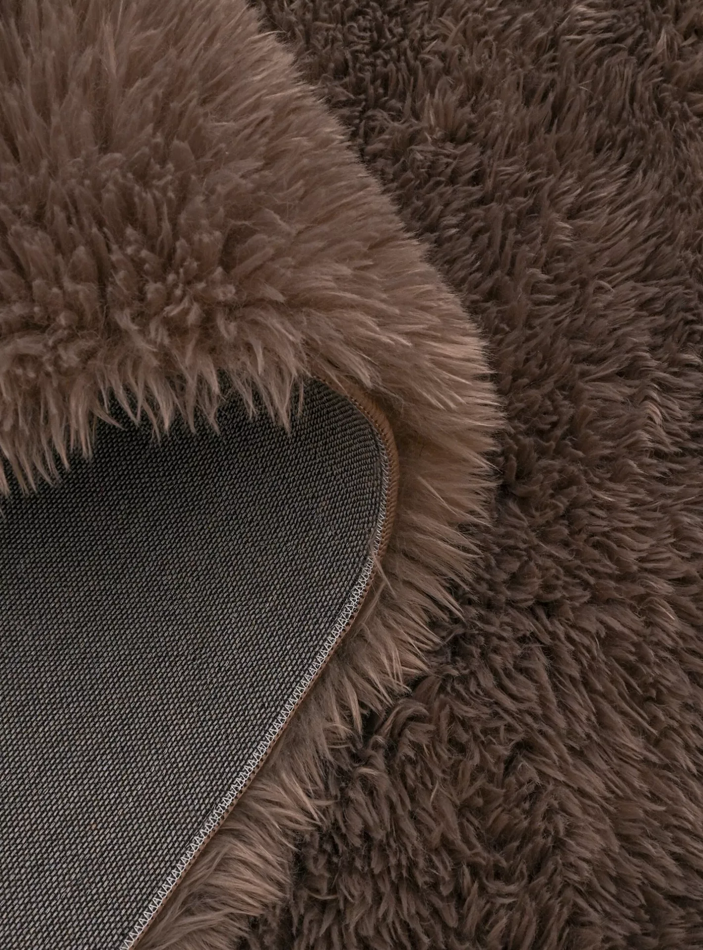 Frizzy Tie Dyed Faux Rabbit Fur Rug - 230x160 cm - Image 5
