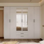 Marwell 6 Door Wardrobe with 2 Drawers and Mirrors