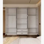 Marwell 6 Door Wardrobe with 2 Drawers and Mirrors