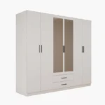 Marwell 6 Door Wardrobe with 2 Drawers and Mirrors