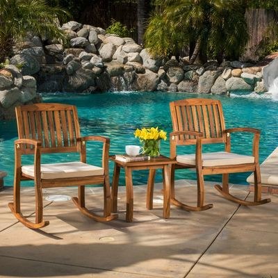 Rocking Chair with Seating Cushions - Image 3