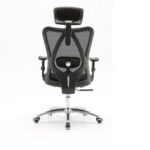 Sihoo M18 Office Desk Chair, Ergonomic Computer Office Chair with Adjustable Headrest and Lumbar Support,High Back Executive Swivel Chair Black