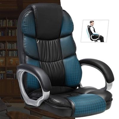 Songmics Black Obg24B Newly Desiged High Back Chair for Home Office, Meeting Room, Home, Living Room - Image 4
