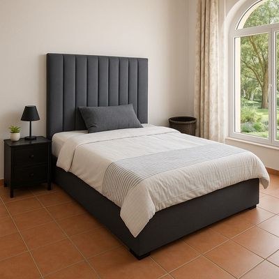 Mexxony Comfort Upholstered Bed Pillow Top Pocket Spring Mattress With Memory Foam By King Size 180x200cm - Image 2