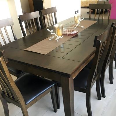 R2R 8 Seater Dinning Table(Malasian real wood) - Image 2