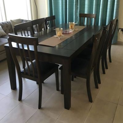 R2R 8 Seater Dinning Table(Malasian real wood) - Image 3