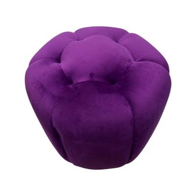 Beautiful Designer Pouffe 35x40 Purple - Image 3