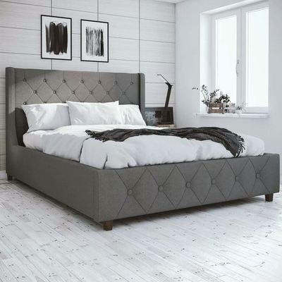 Mercer Tufted Upholstered Platform 120X200 Single Bed