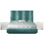 London Wavy 180X200 King Bedroom Set 3 Pieces