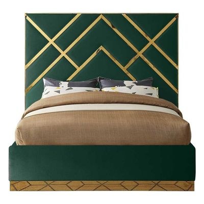 Wayfair Velvet 100X200 Single Bed/Green