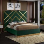 Wayfair Velvet 100X200 Single Bed/Green