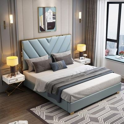 Gilma PVC Luxury Upholstered 100X200 Single Bed - Image 3