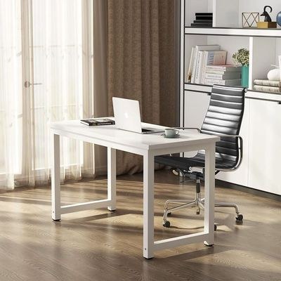 Mahmayi Crafted ZCD-24W White Computer Desk with Adjustable Leg Pads, Sturdy Anti-Rust Steel Frames for Home, Office, Living Room, Workstation 100x60cm - Image 2
