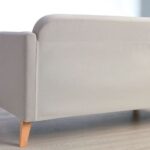 Solcian 3 Seater Fabric Corner Sofa - Beige - L 145cm x W197cm x H76