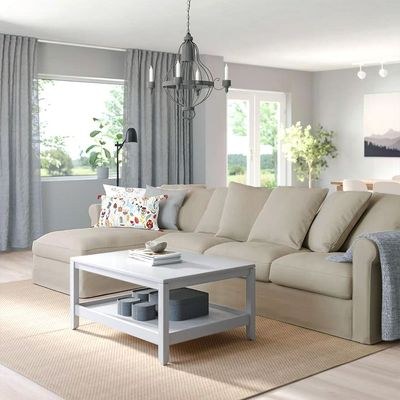 Urbanite 5 Seater Fabric Corner Sofa -Beige - L164cm x W328cm x H104cm