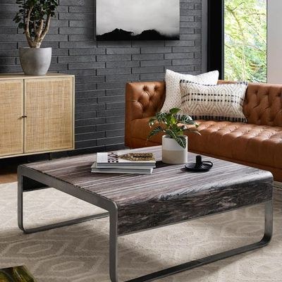 Blissful Breeze Tufted 3 Seater PU leather Sofa - Chocolate - L 228cm x W 88cm x H 71cm - Image 4