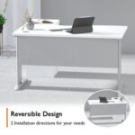 Stazion 1412 Modern Office Workstation White