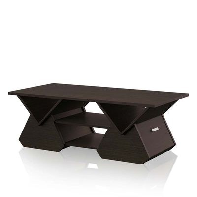 Havyn Espresso Modern Coffee Table-Brown - Image 4