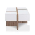 Needham Modern White Coffee Table