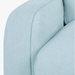 Softie Snuggler Sofa Chair-Blue-Oversized Cozy Armchair-Plush Upholstered Seat for Ultimate Comfort-Soft Fabric Finish-Ideal for Living Room or Bedroom-Modern Lounge Chair Design-Perfect for Relaxing & Reading