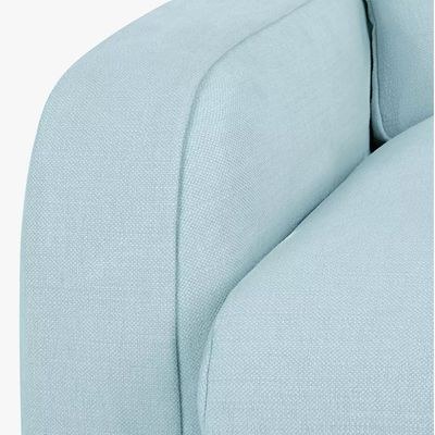 Softie Snuggler Sofa Chair-Blue-Oversized Cozy Armchair-Plush Upholstered Seat for Ultimate Comfort-Soft Fabric Finish-Ideal for Living Room or Bedroom-Modern Lounge Chair Design-Perfect for Relaxing & Reading - Image 3