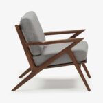 Soto Apartment Chair-Grey & Brown