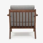 Soto Apartment Chair-Grey & Brown