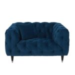 Cecilia Armchair-Elegant Upholstered Accent Chair with Armrests-Stylish Modern Design-Comfortable Seating for Living Room or Bedroom-Durable Wooden Frame-Soft Fabric Finish-Perfect for Home or Office Decor