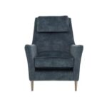Vexi Fabric Accent Chair-Grey