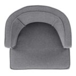 Abbeville Upholstered Accent Chair in Grey Color