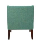 Clopton Upholstered Armchair-Teal-Modern Accent Chair with Armrests-Soft Fabric Upholstery for Maximum Comfort-Stylish Design for Living Room, Bedroom, or Office-Sturdy Wooden Frame-Elegant and Cozy Seating Solution-Perfect for Contemporary Home Décor