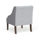 Albert Accent Arm Chair-Modern Upholstered Lounge Chair with Armrests-Stylish Accent Seating for Living Room, Bedroom, or Office-Comfortable Fabric Upholstery-Sturdy Wooden Legs-Contemporary Design-Perfect for Home or Office Décor