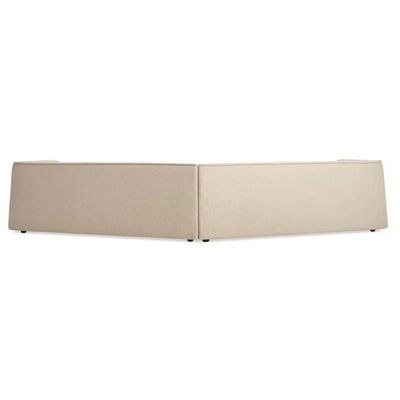 Thataway Angled Symmetrical Sectional Sofa-Beige - Image 3
