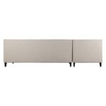 Pangea Home Malcolm Sectional Sofa-Beige
