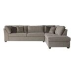 Sectional Wide Sofa and Chaise-Spacious Upholstered Sectional with Chaise Lounge-Comfortable Modern Sofa for Living Room-Stylish Design with Plush Seating-Durable Frame Construction-Perfect for Family Rooms and Lounges