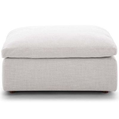 Modway Commix Down-Filled Overstuffed 5-Piece Sectional Sofa Set with Ottoman-Ivory-Luxuriously Plush Upholstered Modular Sofa-Extra Comfortable Down-Filled Cushions-Spacious Sectional with Matching Ottoman-Modern Design for Living Room or Lounge - Image 3