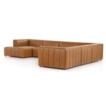 Langham Channeled 6 Piece Sectional, Sierra Butterscotch Sofa-Mustard