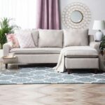 Reversible Fabric Corner Sofa-Beige-Modern L-Shaped Sectional Sofa-Upholstered Corner Sofa with Reversible Chaise-Soft Fabric Finish for Comfortable Seating-Space-Saving Design for Living Room-Durable Frame Construction